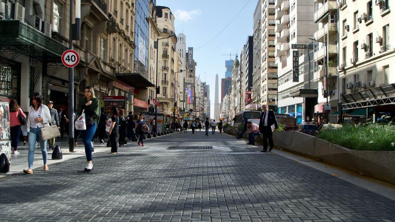 Estilo Y Comodidad En Av Corrientes, Departamento Con Estacionamiento Para Autos บัวโนสไอเรส ภายนอก รูปภาพ